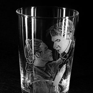 vaso Han Solo y Leia